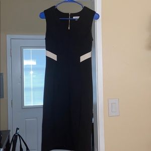 Black fitted dress